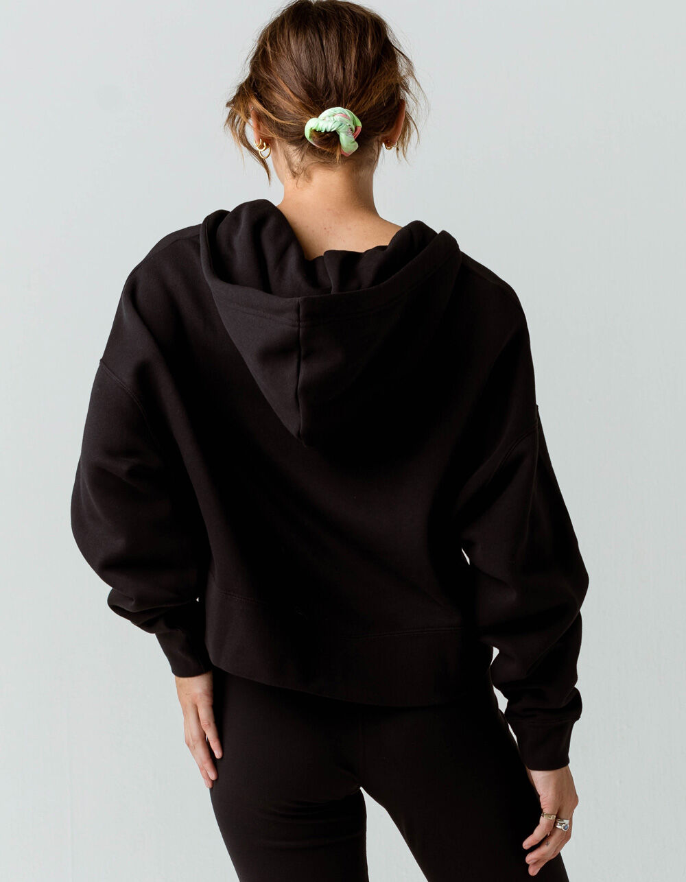 NIKE Sportswear Essential Womens Zip Hoodie - BLACK | Tillys