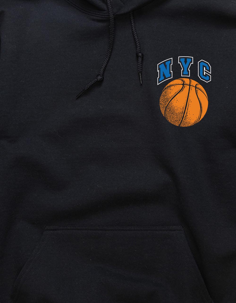 NEW YORK Basketball Club Unisex Hoodie - BLACK