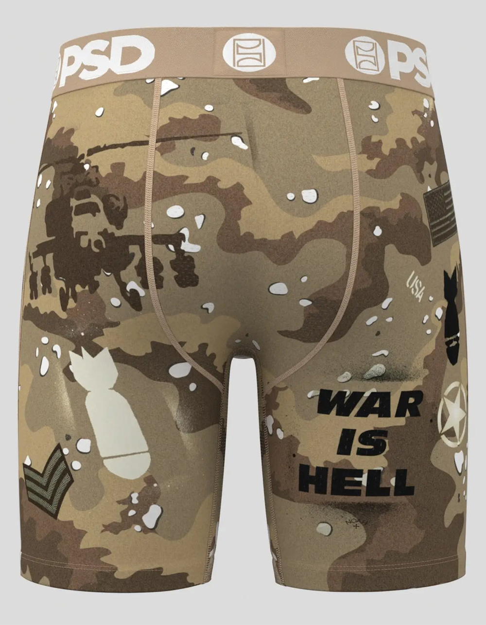 PSD Warface Sandstorm Mens Boxer Briefs - MULTI