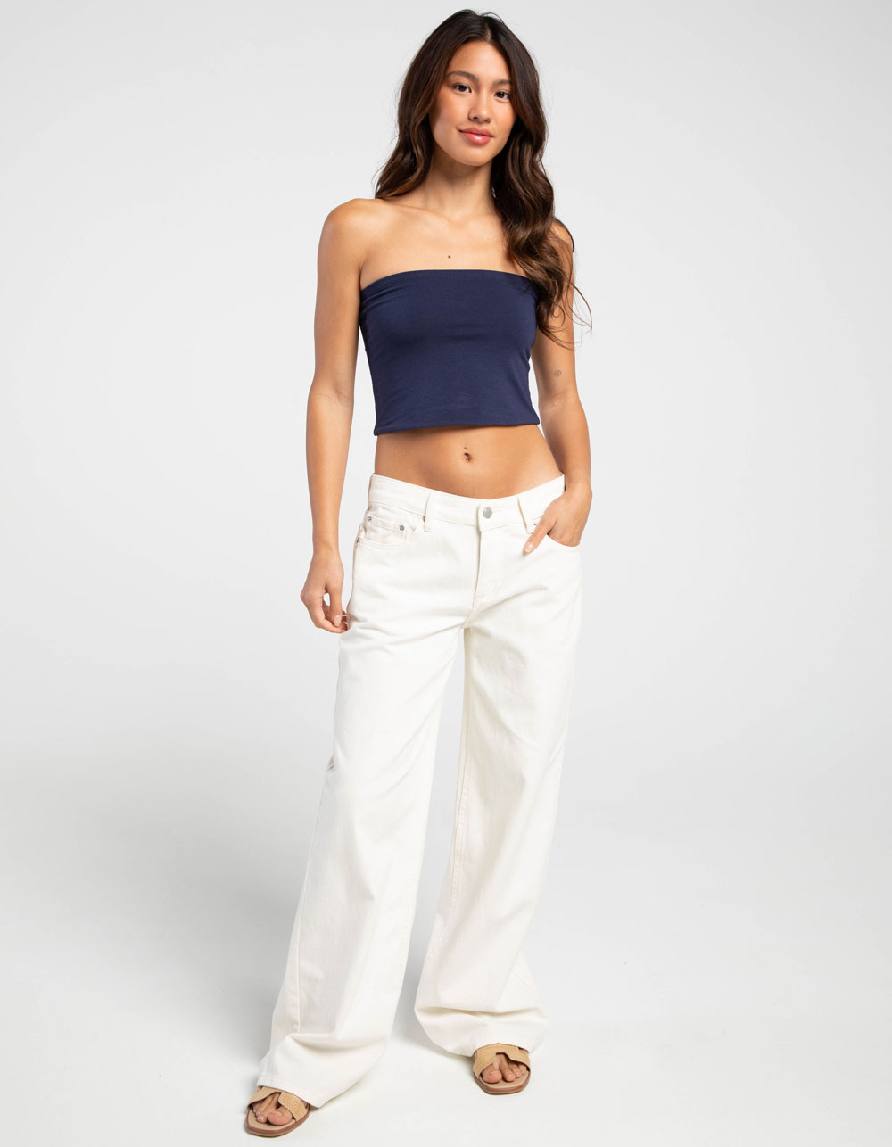 TILLYS Womens Tube Top - NAVY