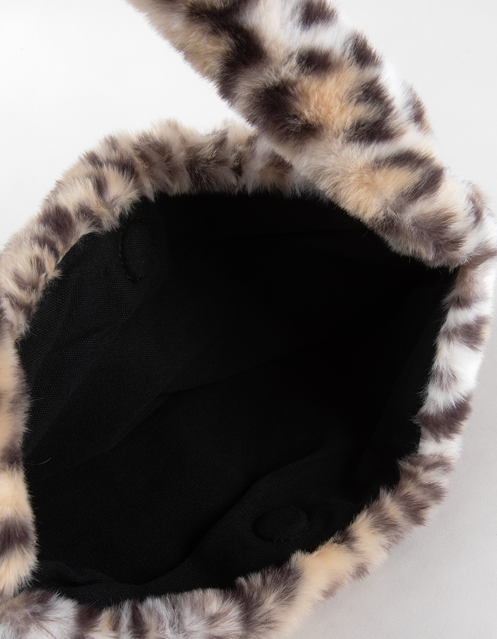Fuzzy Shoulder Bag - LEOPARD