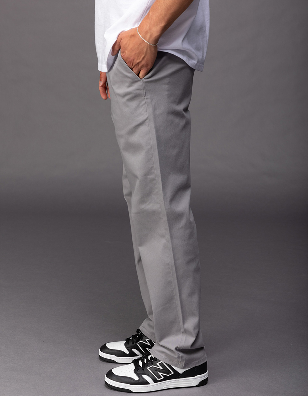 RSQ Mens Slim Straight Chino Pants LIGHT GRAY Tillys