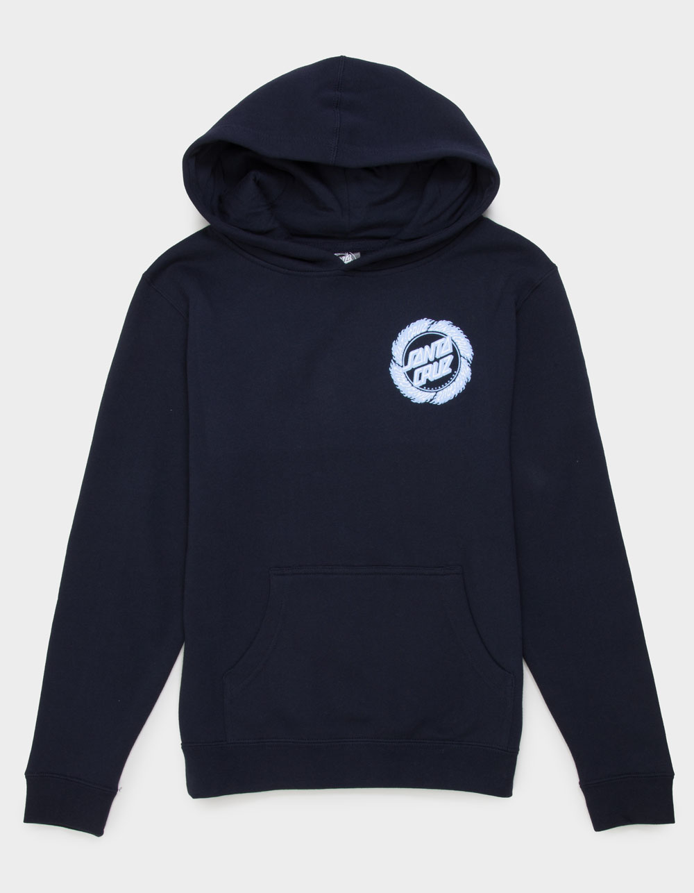 SANTA CRUZ Flame Ringed Dot Boys Hoodie - NAVY