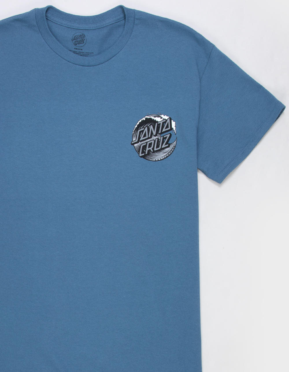 SANTA CRUZ Wave Dot Mens Tee - BLUE