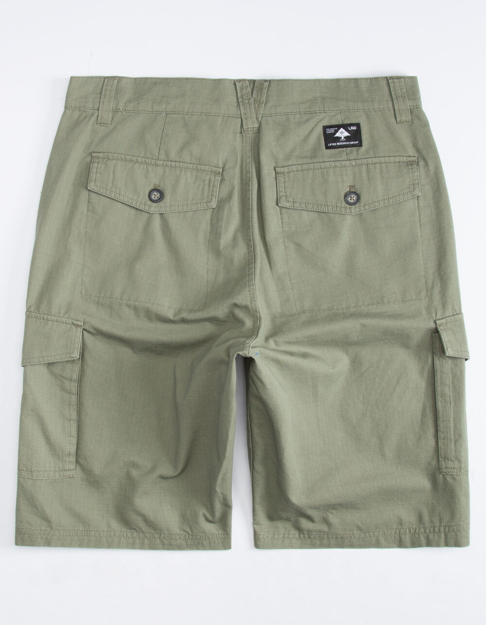 LRG RC Ripstop Olive Mens Cargo Shorts image number 1