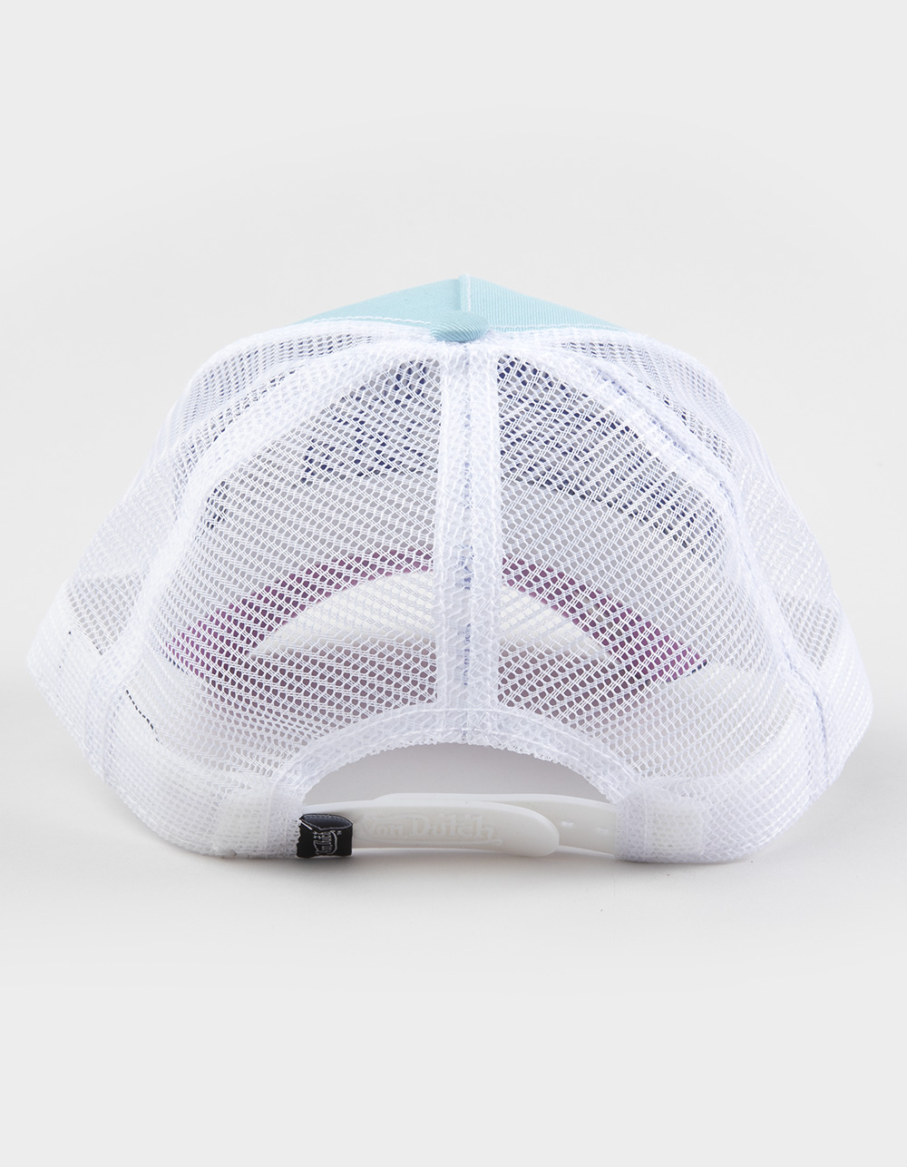 VON DUTCH Staple Trucker Hat - LT BLUE/WHITE