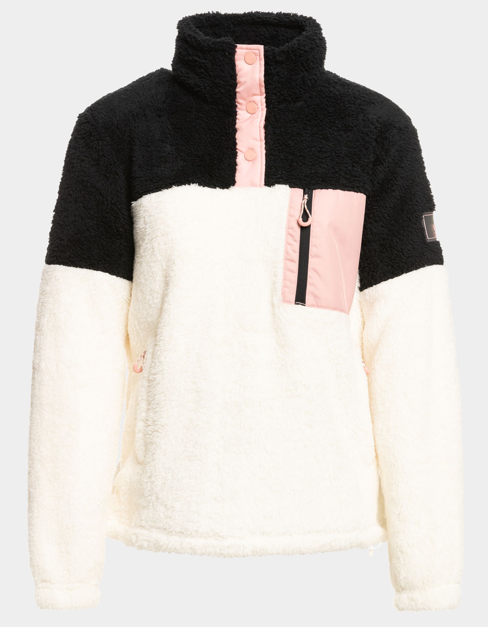 ROXY Alabama Sherpa Womens Pullover Jacket SNOW Tillys