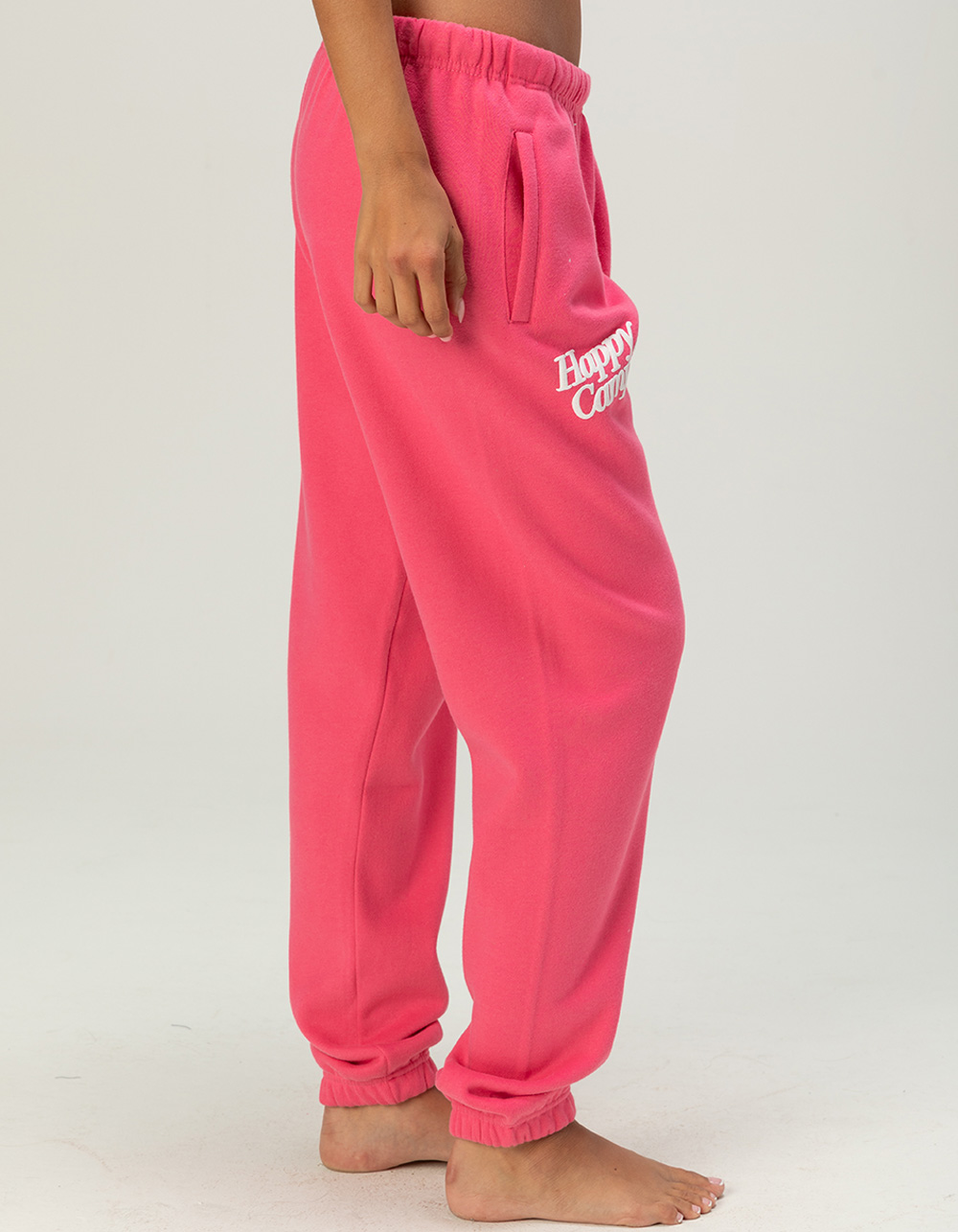 HAPPY CAMP3R Core Womens Jogger Sweatpants - HOT PINK
