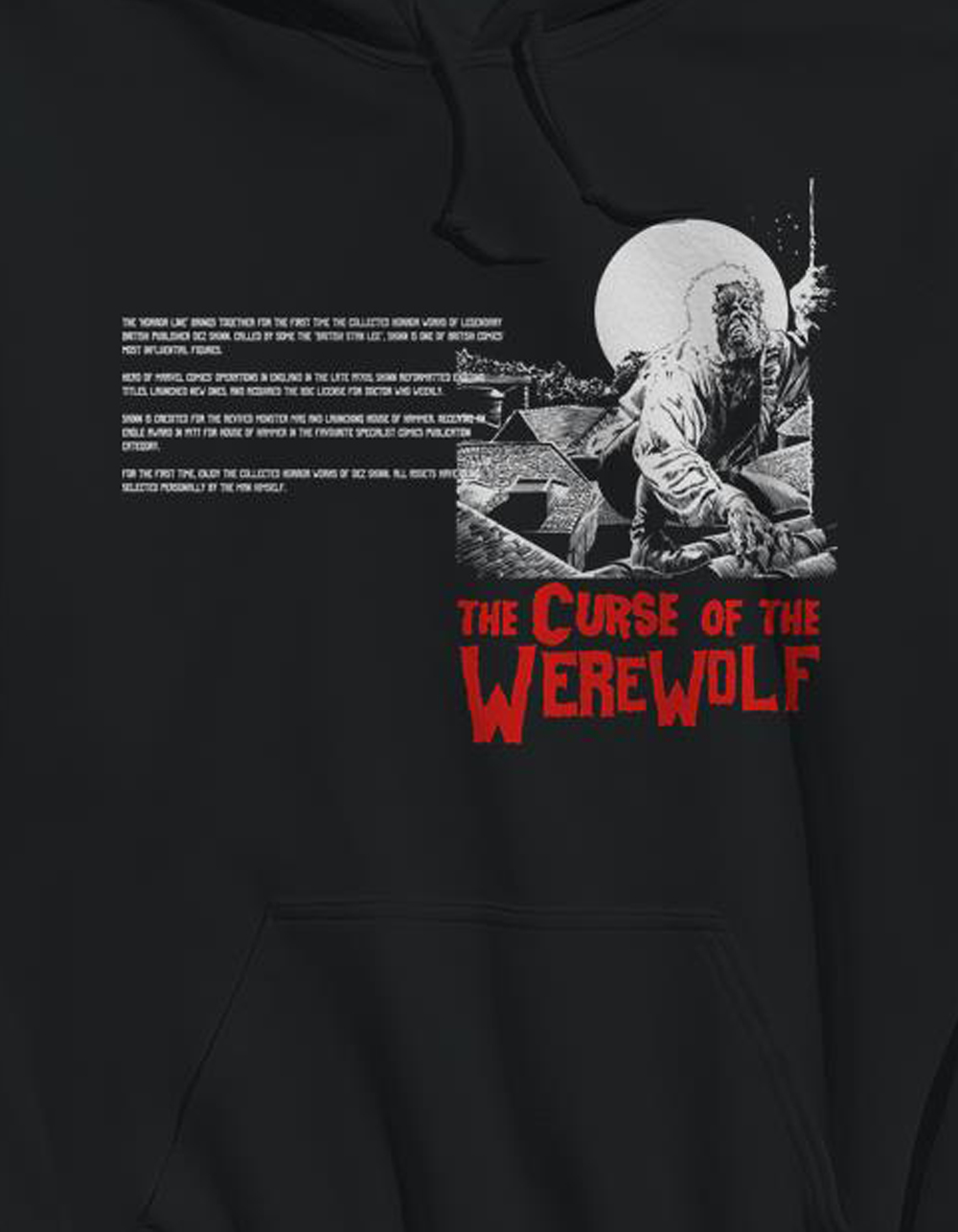HORROR LINE Werewolf Curse Unisex Hoodie BLACK Tillys