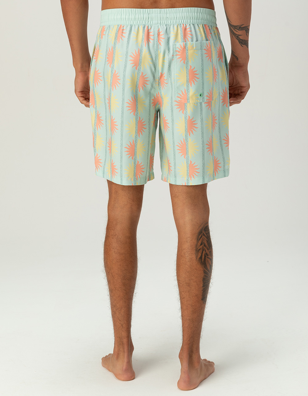 BILLABONG Shorey Print Mens Swim Trunks