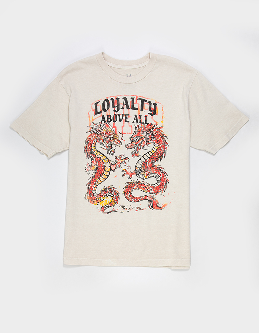 LA FAMILIA Bloodline Mens Boxy Tee - OFF WHITE