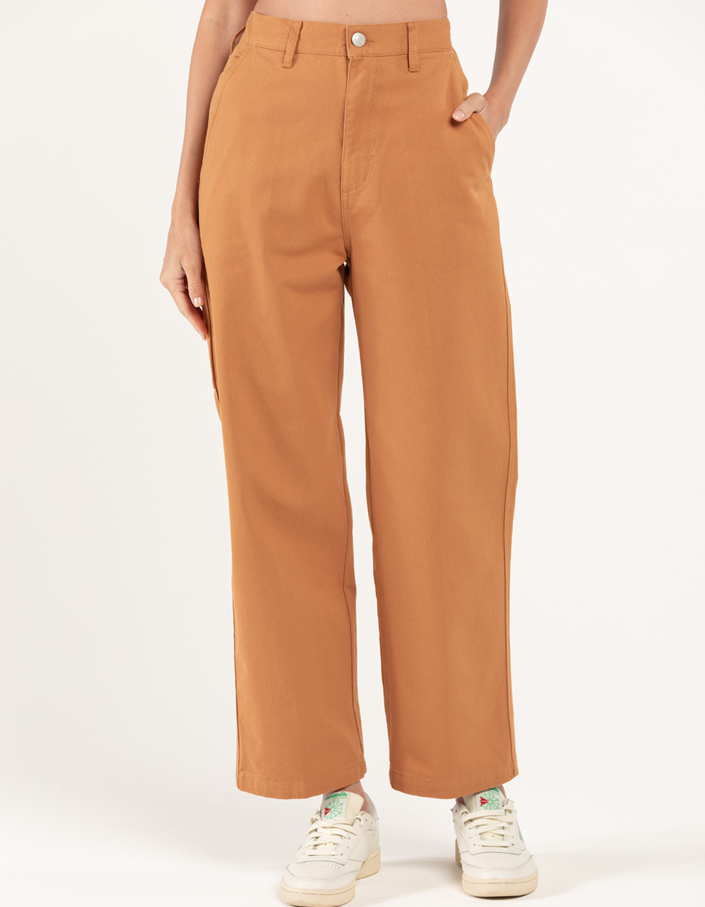 OBEY Brighton Womens Carpenter Pants - LIGHT BROWN