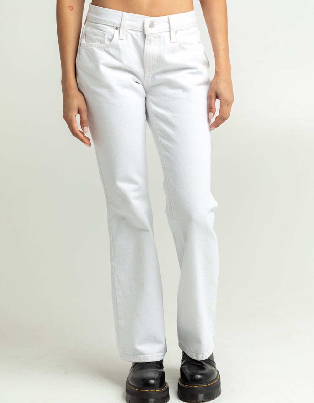 RSQ Womens Low Rise Flare Jeans - WHITE | Tillys