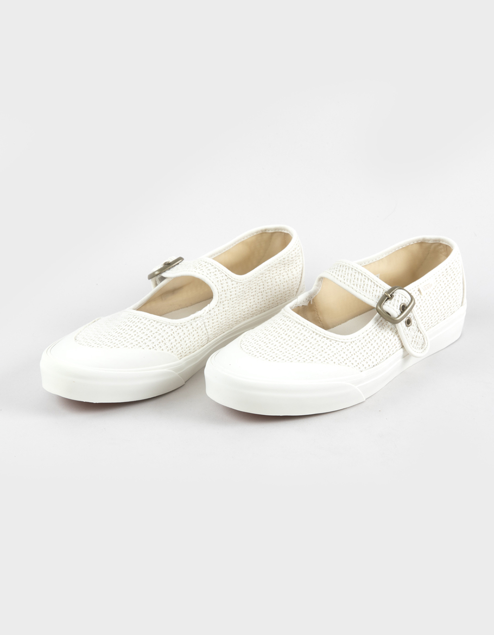 VANS Mary Jane Crochet Womens Shoes - CREAM