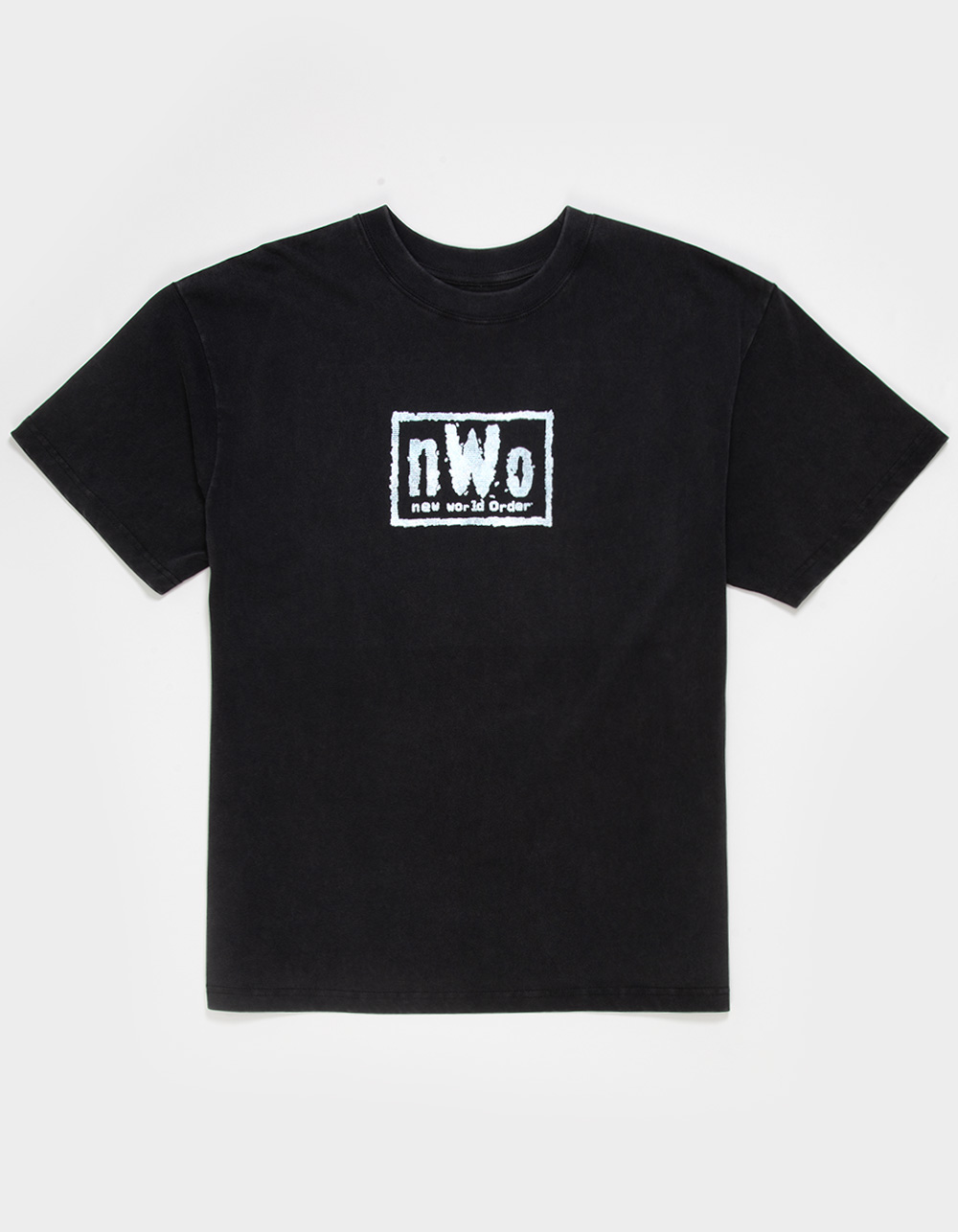 WWE x Rodman Brand NWO Hollywood Duo Mens Boxy Tee - WASHED BLACK