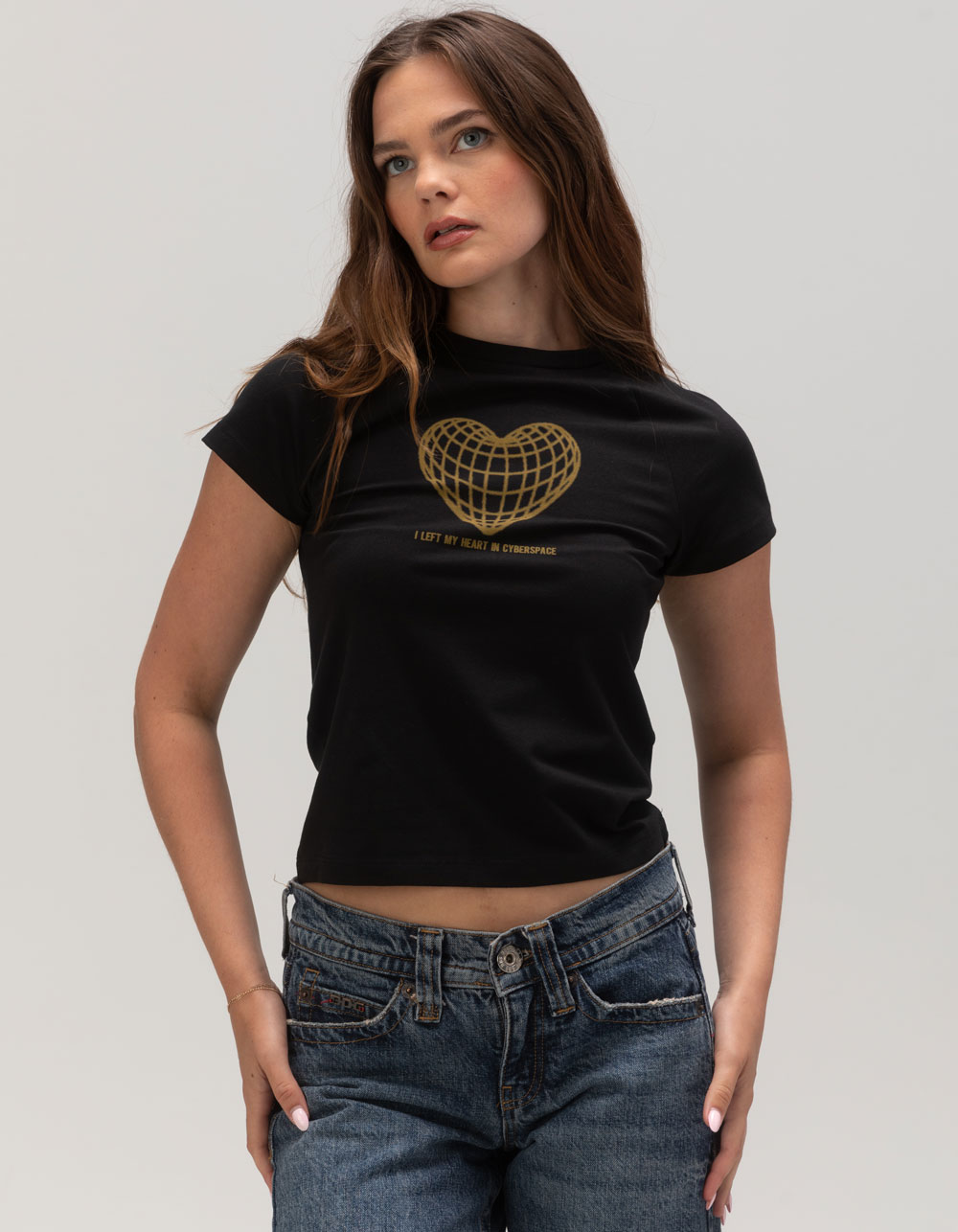 NOISY MAY Katinka Womens Tee - BLACK
