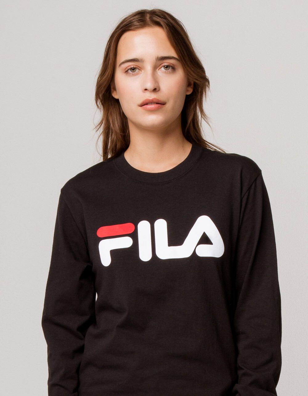 FILA Fila Logo Womens Tee - BLACK | Tillys