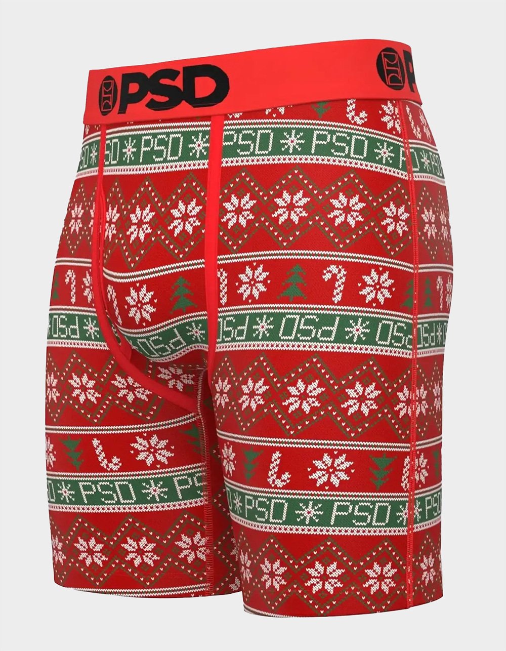 PSD Modal PSD Sweater Mens Boxer Briefs - RED