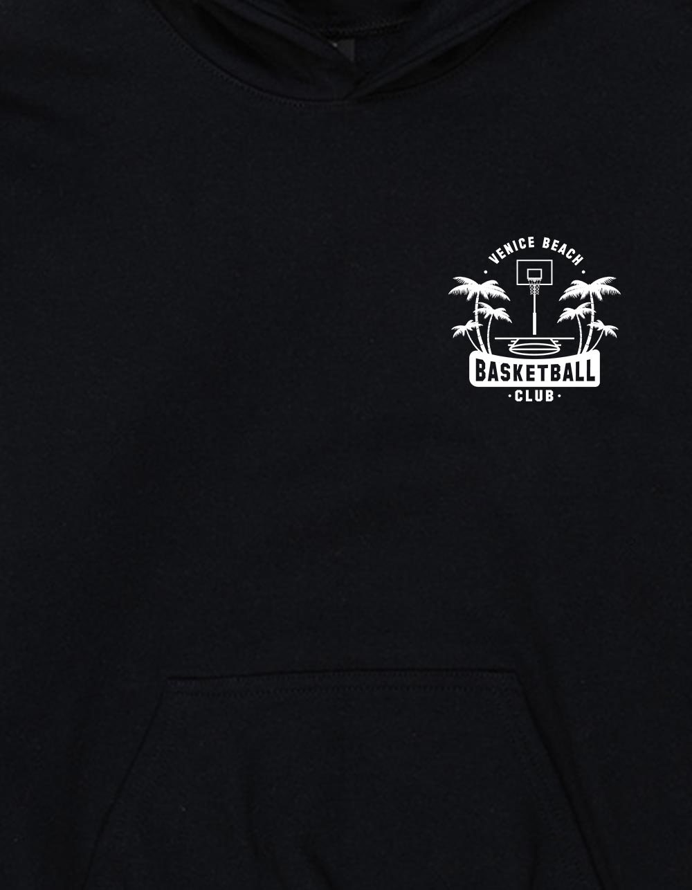VENICE BEACH Basketball Club Boys Hoodie - BLACK