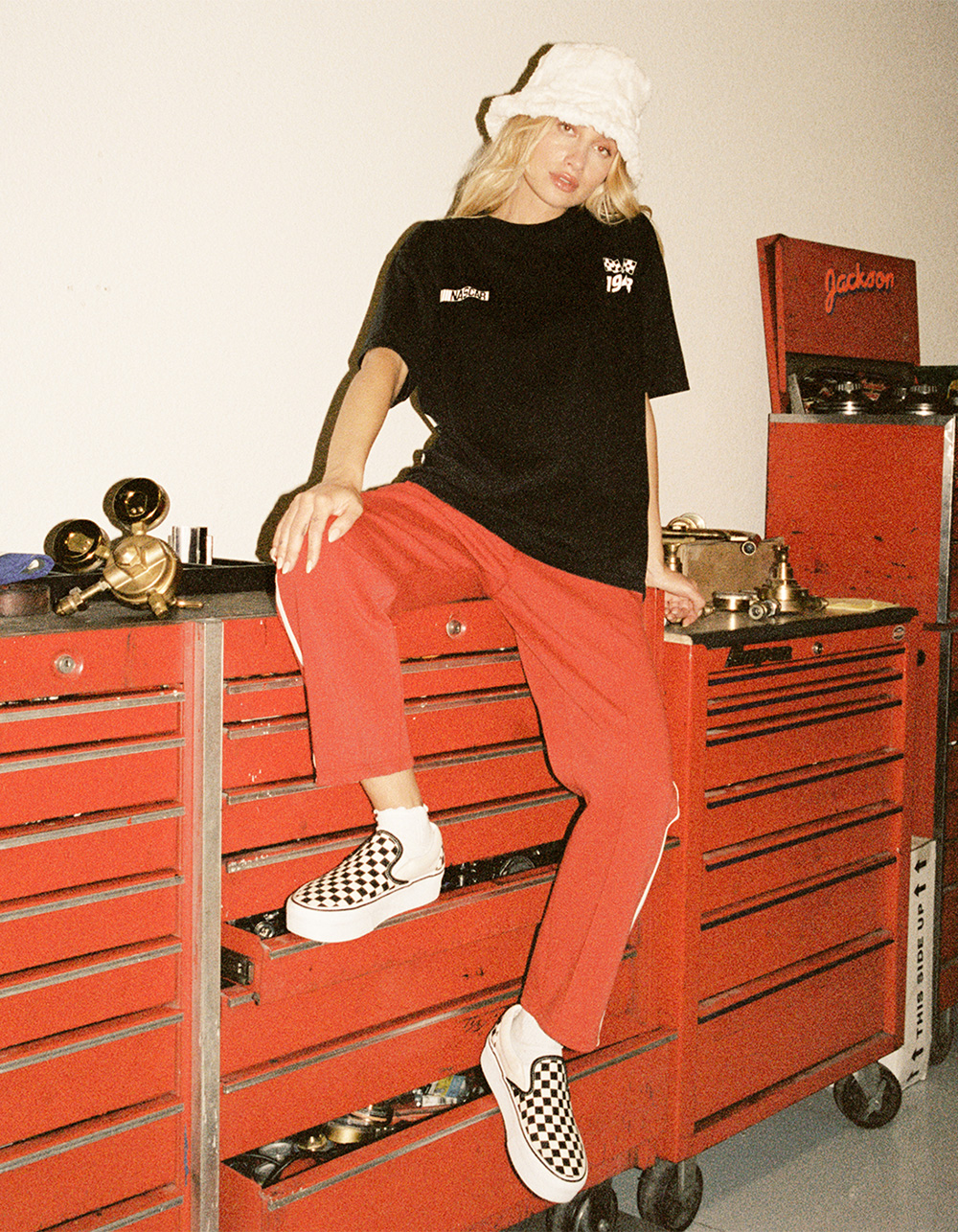 TILLYS x NASCAR Track Mens Boxy Tee - BLACK