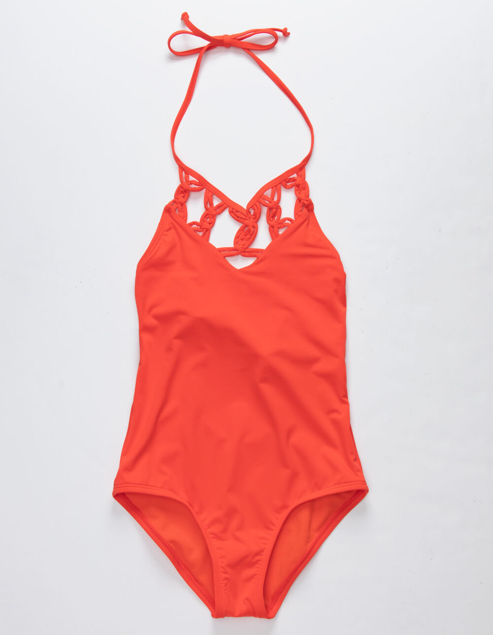 HOBIE Solids Girls One Piece Swimsuit - RED | Tillys