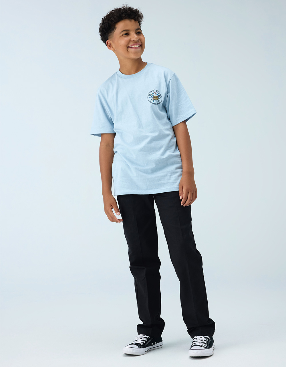 DICKIES Flex Boys Slim Taper Pants - KHAKI