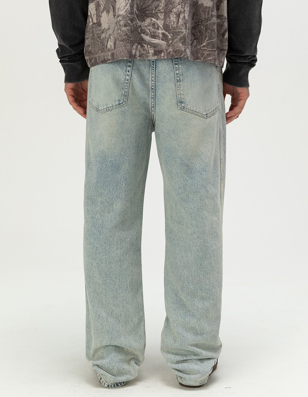RSQ Mens Loose Jeans - TORNADO WASH