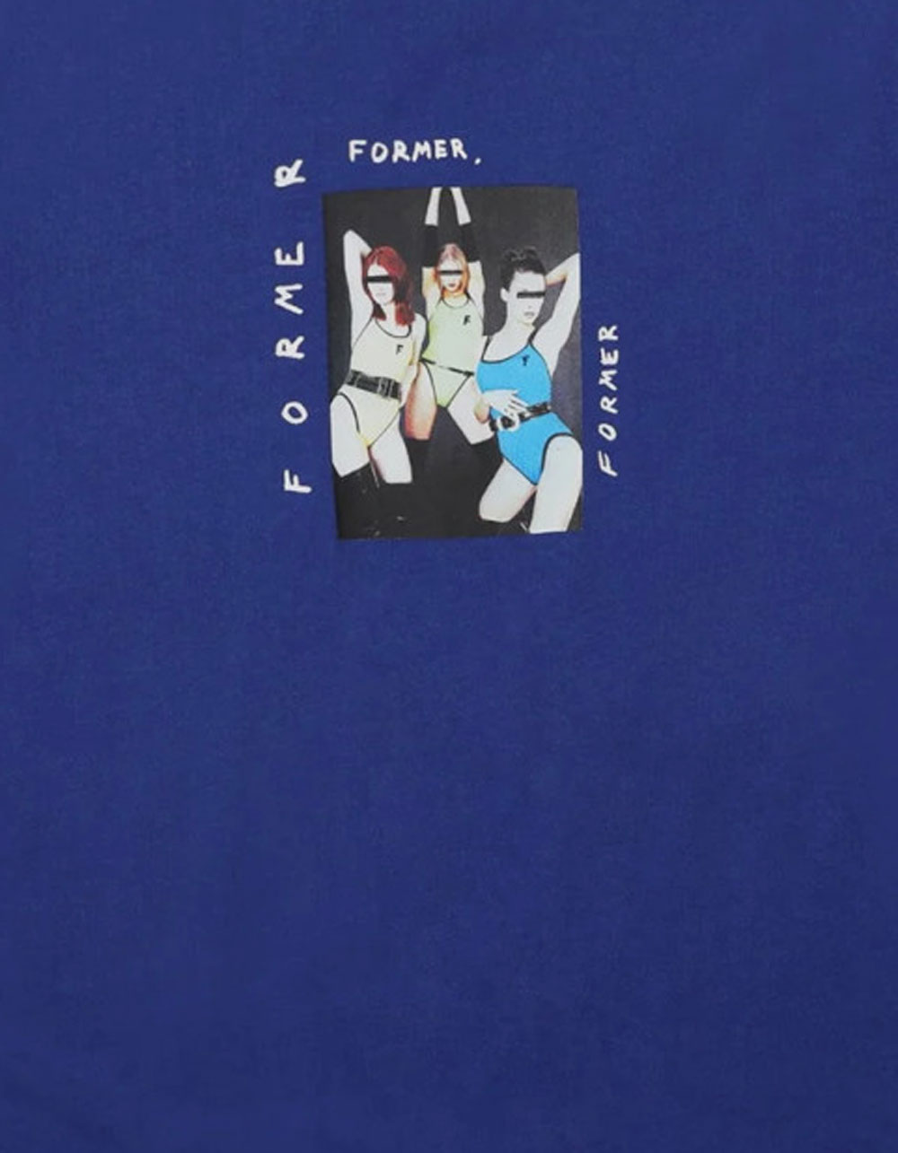 FORMER Girl Band Mens Tee - INDIGO