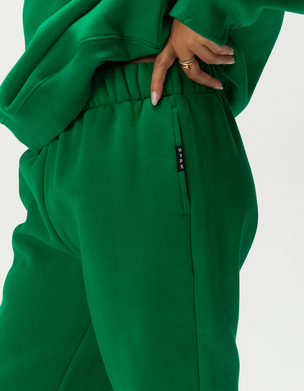 HYPE AND VICE University of Oregon Womens Sweatpants - GREEN