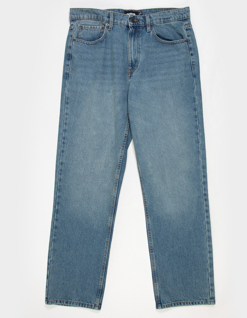 RSQ Mens Slim Straight Jeans - MEDIUM INDIGO