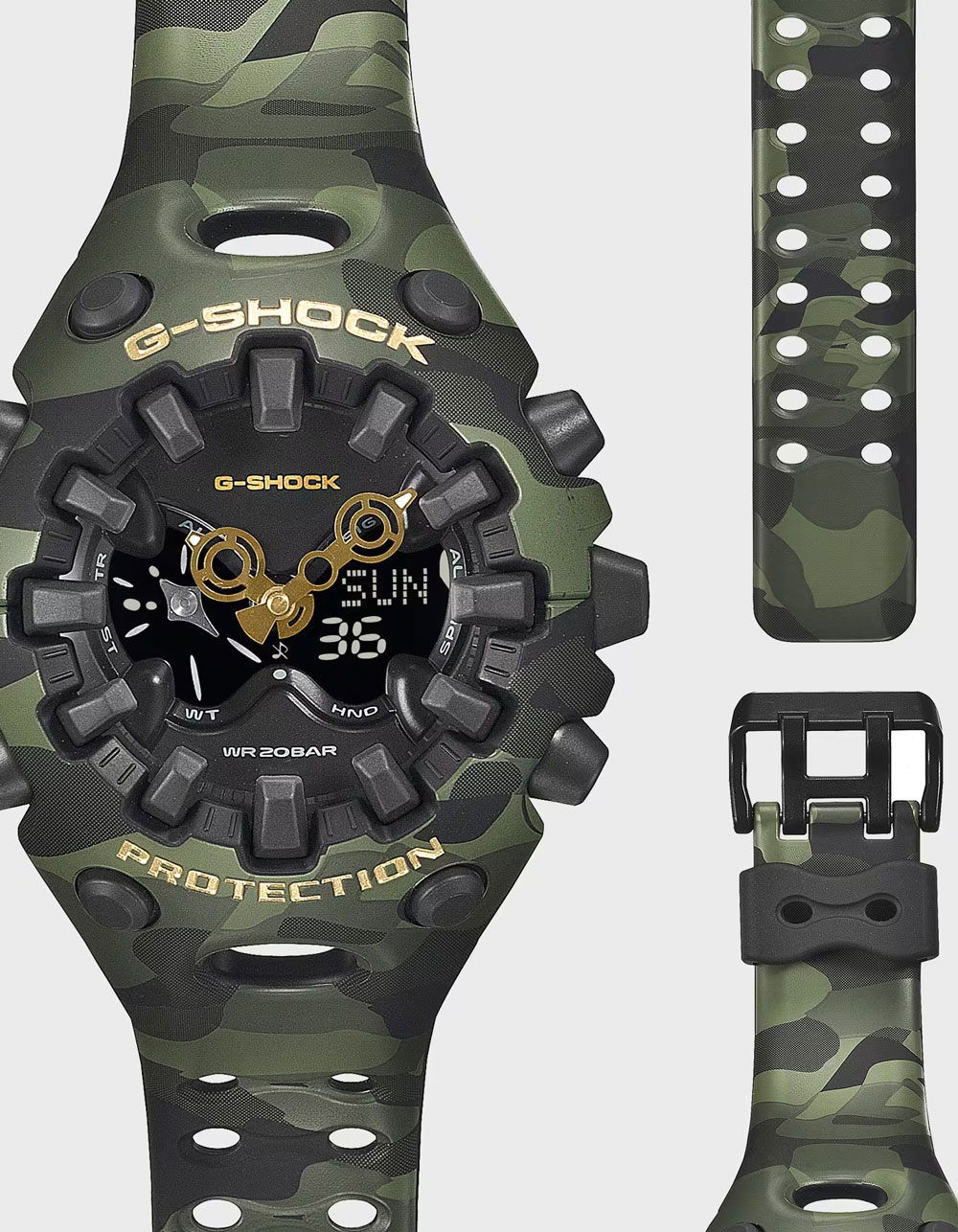 G-SHOCK GAV01CMG-3A Watch - CAMO GREEN