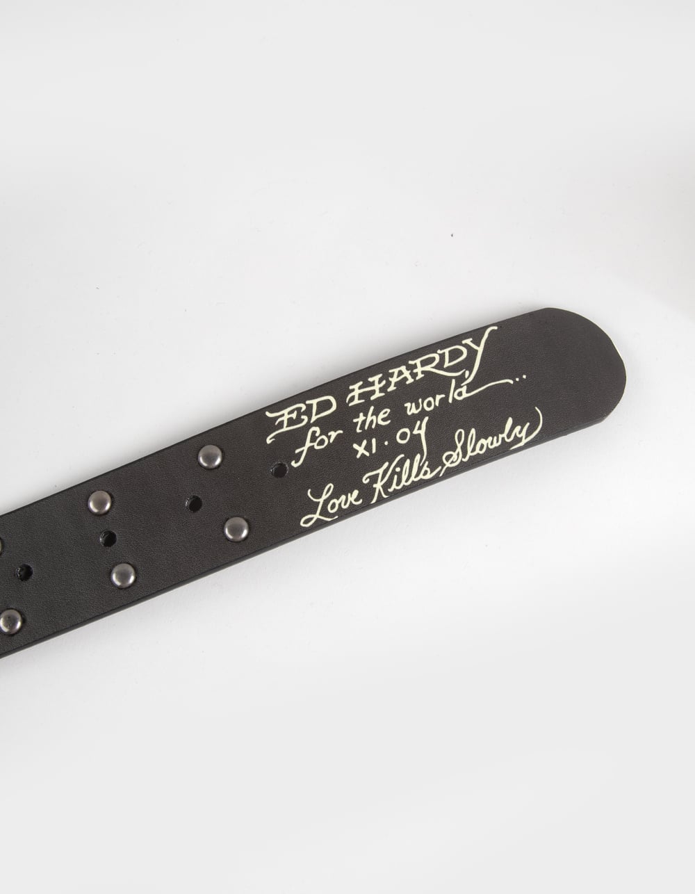 ED HARDY Love Kills Slowly Belt - BLACK COMBO