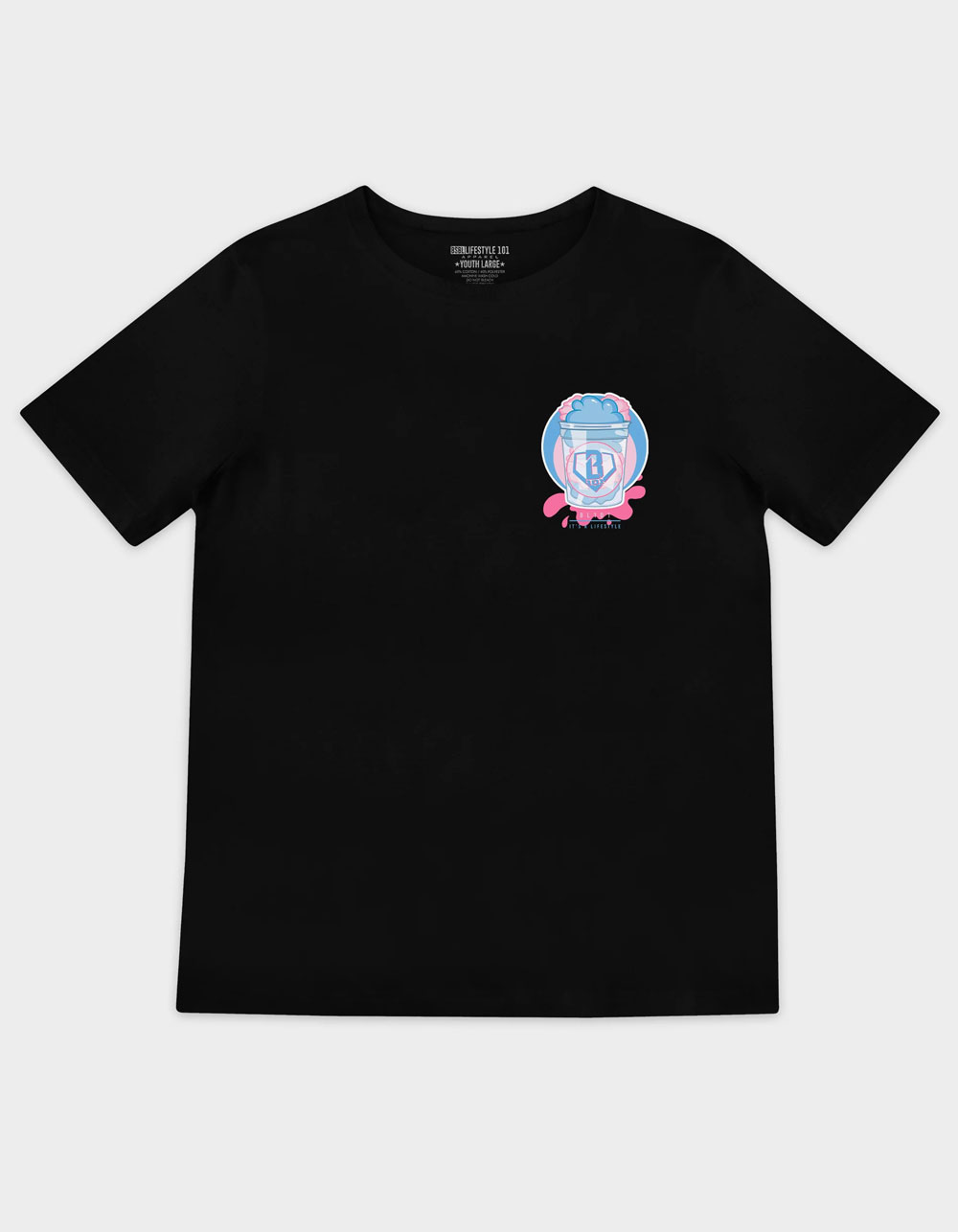 BASEBALL LIFESTYLE 101 Sweet Spot Boys Tee - BLACK