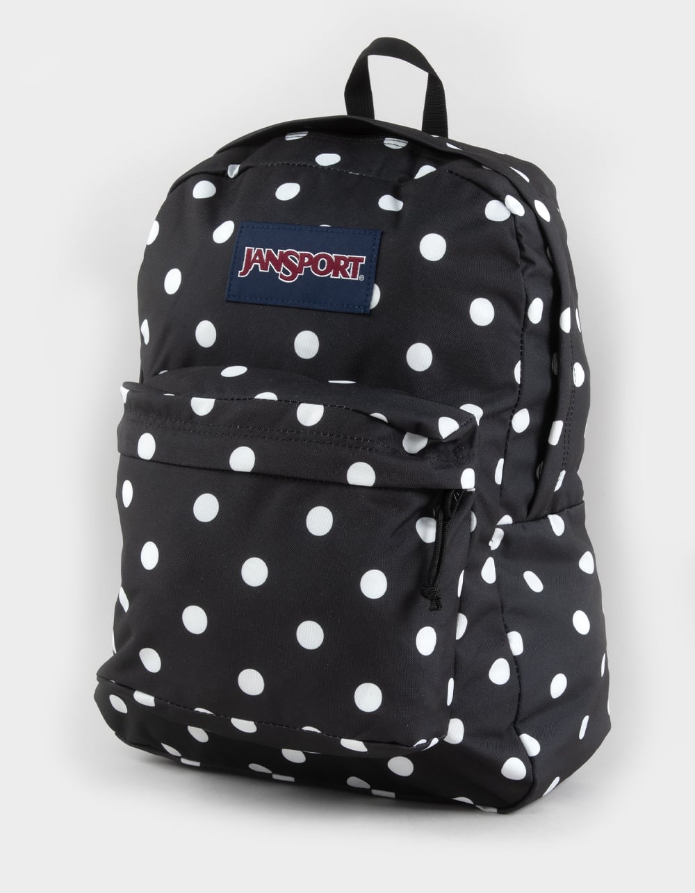 green machine white dots jansport backpack Laptop - Computer Bag with 2 Compartments, Ergonomic Shoulder Straps, 15 Laptop Sleeve, Haul Handle cut padded shoulder straps and a fully padded back panel that distribute weight evenly for maximum comfort JANSPORT SuperBreak Plus Backpack -