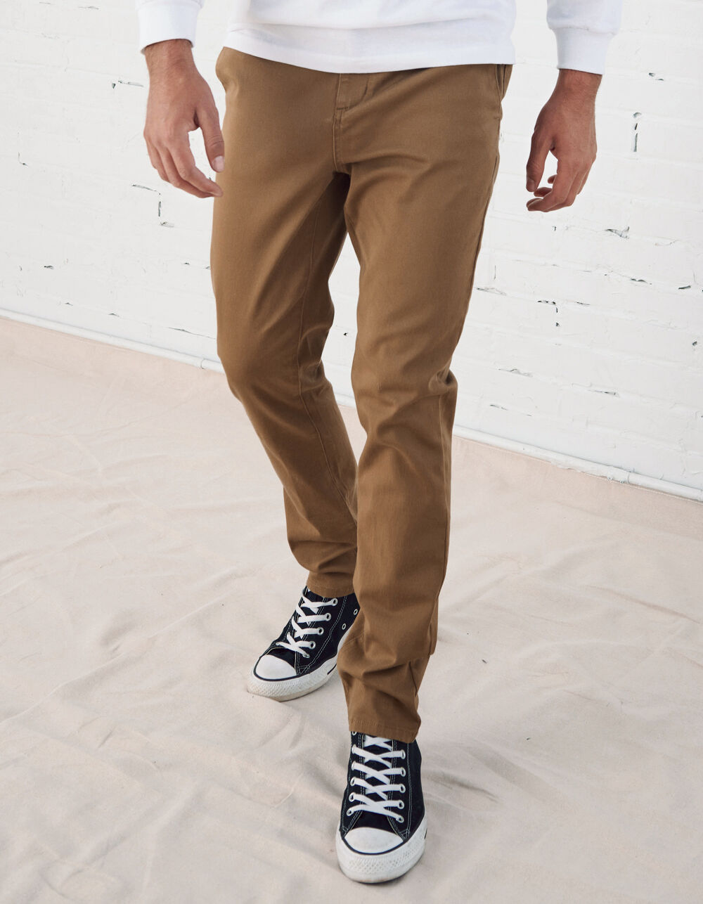 RSQ Mens Slim Chino Pants - TAN