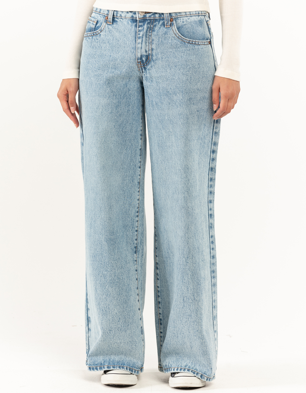 RSQ Womens Low Rise Wide Jeans - LIGHT WASH | Tillys