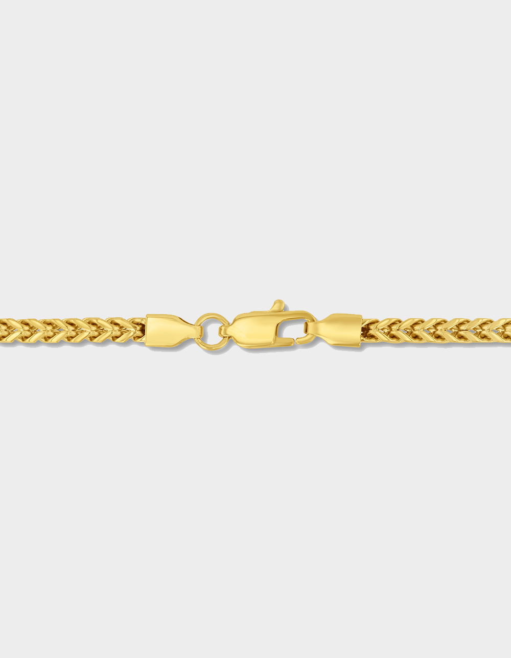 STEEL NATION Stainless Steel With Yellow IP 3MM Franco Link Chain - GOLD
