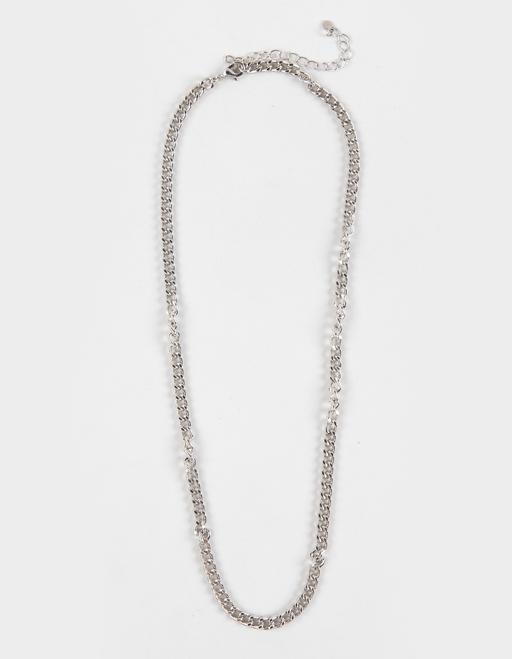 RSQ Mens 5mm Cuban Link Chain Necklace - SILVER