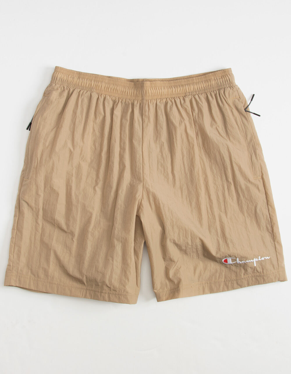 champion nylon shorts khaki