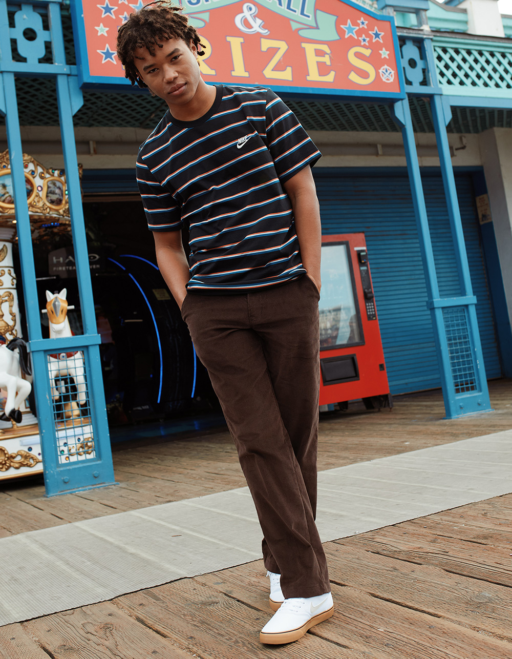 DICKIES Flat Front Mens Corduroy Pants - DARK BROWN | Tillys