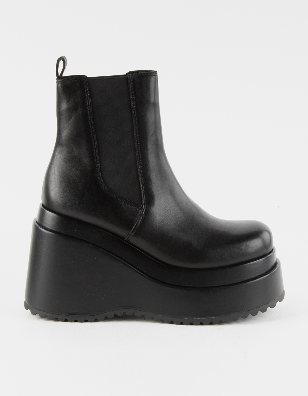 STEVE MADDEN Jesse Leather Platform Womens Boots - BLACK | Tillys