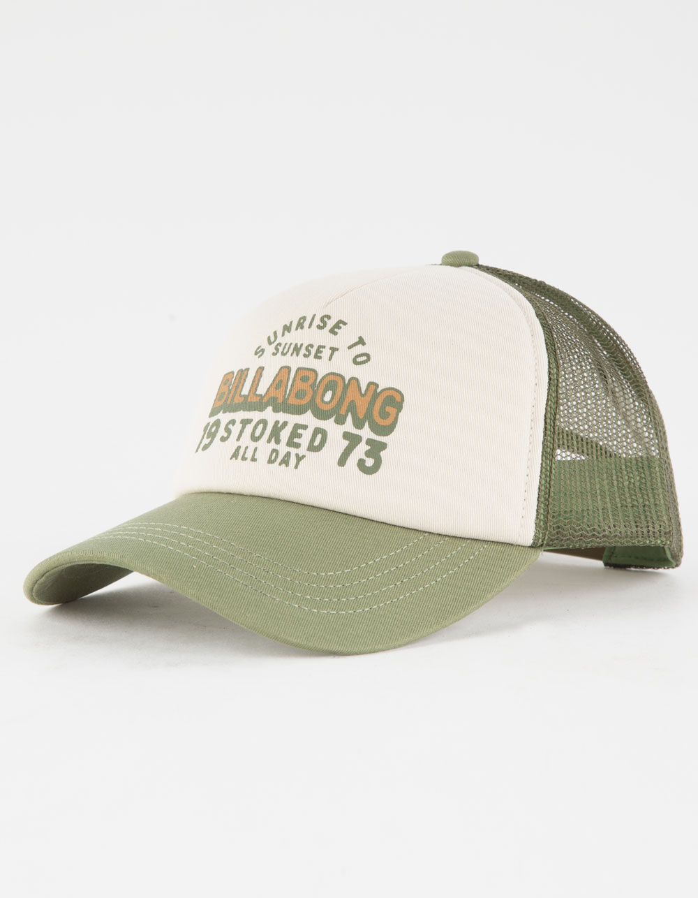 BILLABONG Aloha Forever Womens Trucker Hat - WHITE/OLIVE | Tillys
