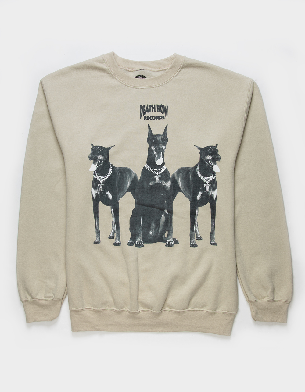 DEATH ROW RECORDS Mens Crewneck Sweatshirt - SAND | Tillys