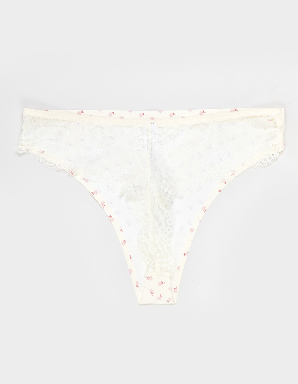 FULL TILT Lace Thong - WHITE
