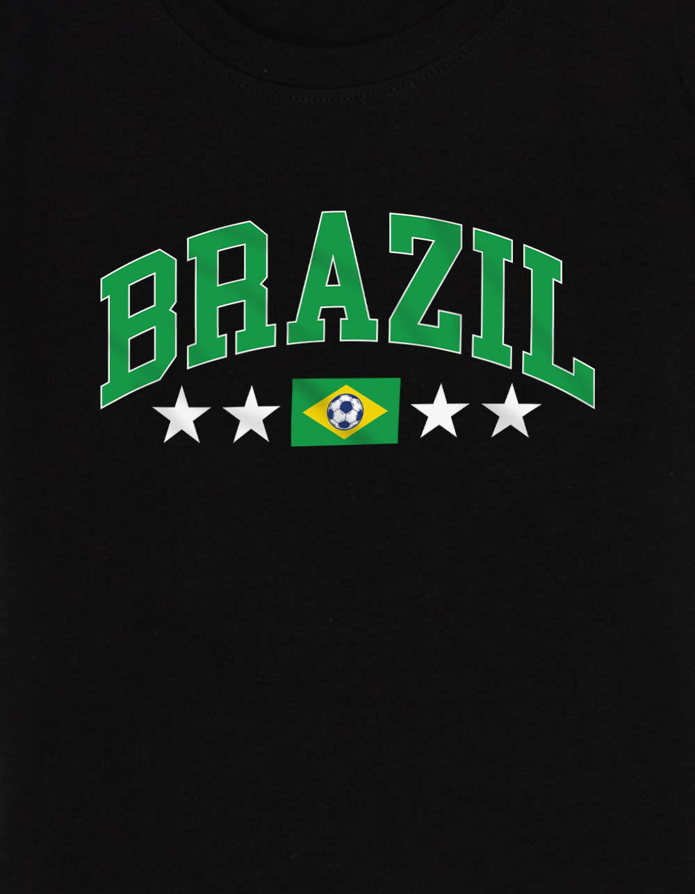 BRAZIL Flag Soccer Womens Baby Tee