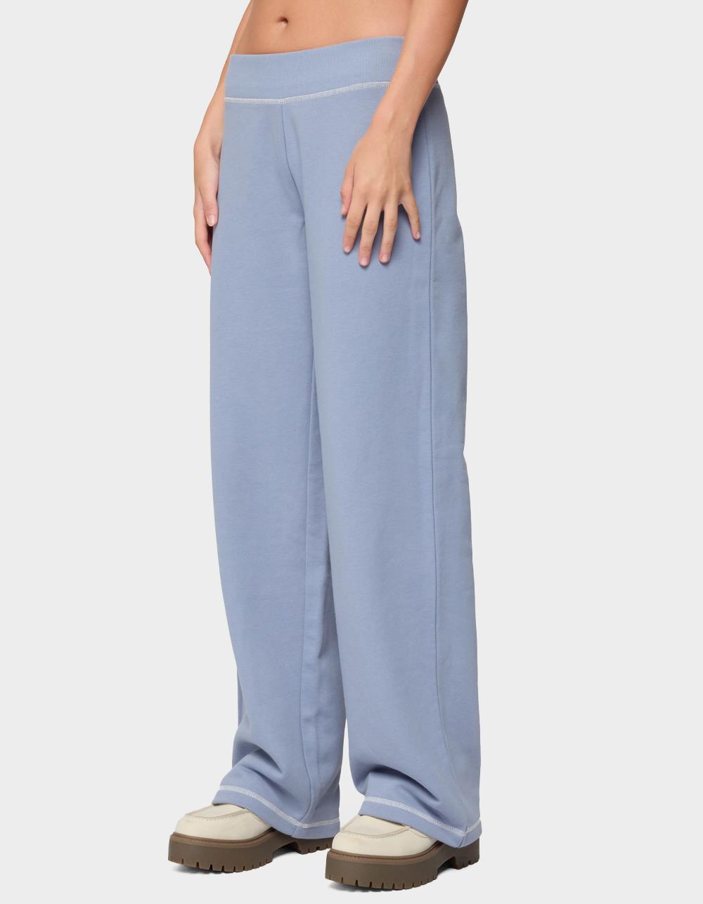 EDIKTED Miami Babe Sweatpants - BLUE