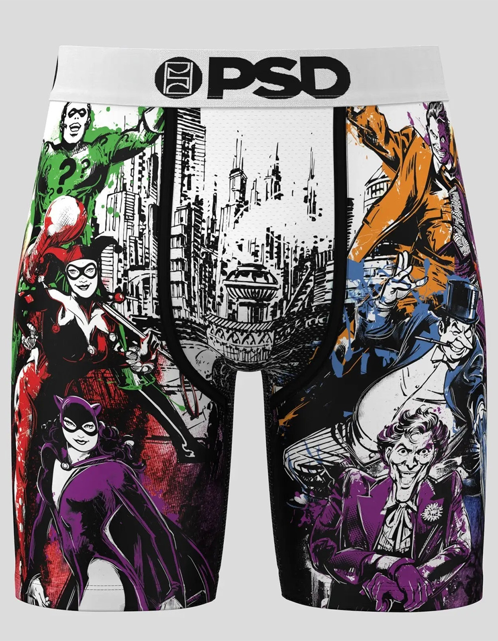 PSD x DC Gotham Villians Mens Boxer Briefs - MULTI