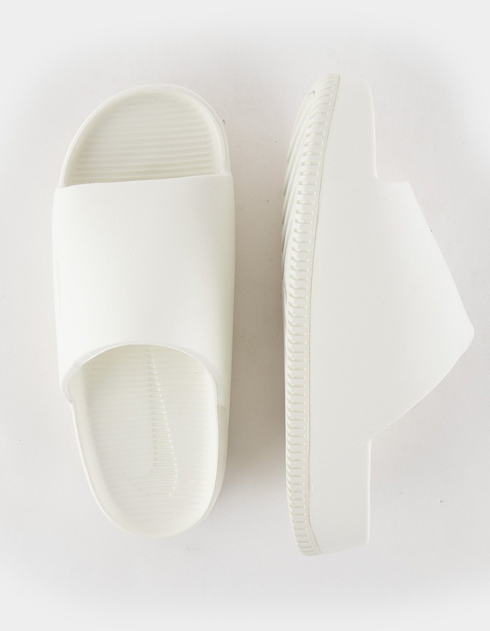 NIKE Calm Womens Slide Sandals - WHITE