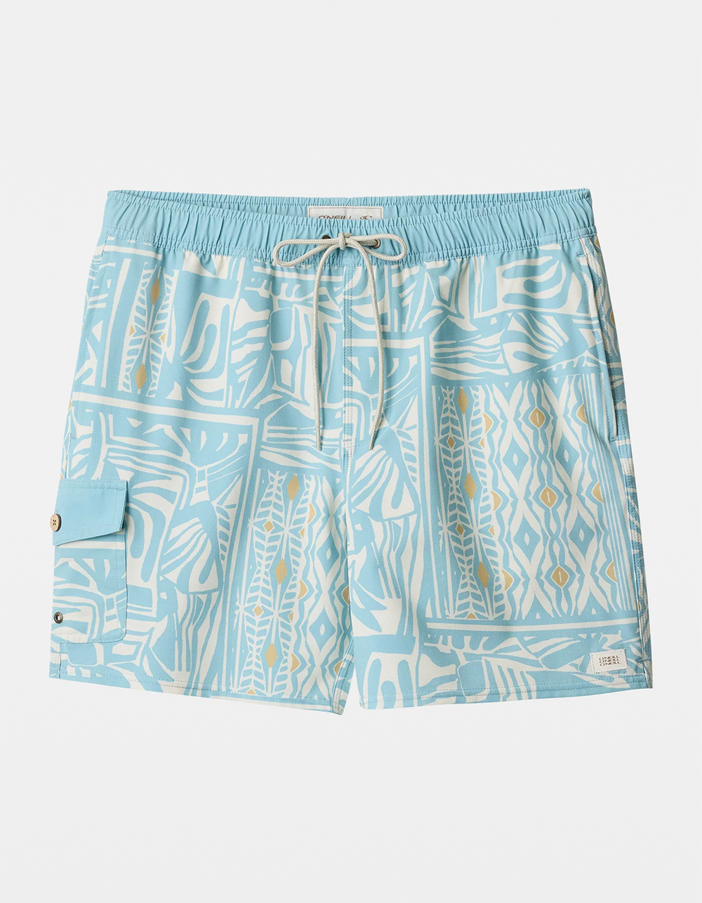 O'NEILL Hermosa Retro Mens 17" Swim Trunks - BLUE COMBO