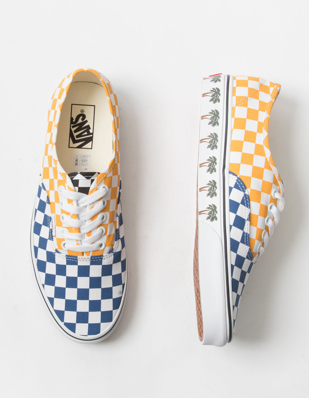 VANS Palm Tree Checkerboard Authentic Shoes - MULTI | Tillys